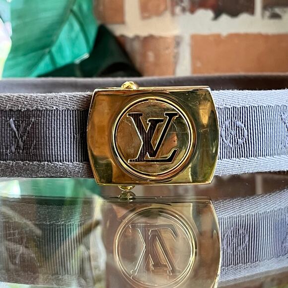 LOUIS VUITTON LV Cut Monogram Canvas Belt SZ90/36(8US) - Picture 11 of 11